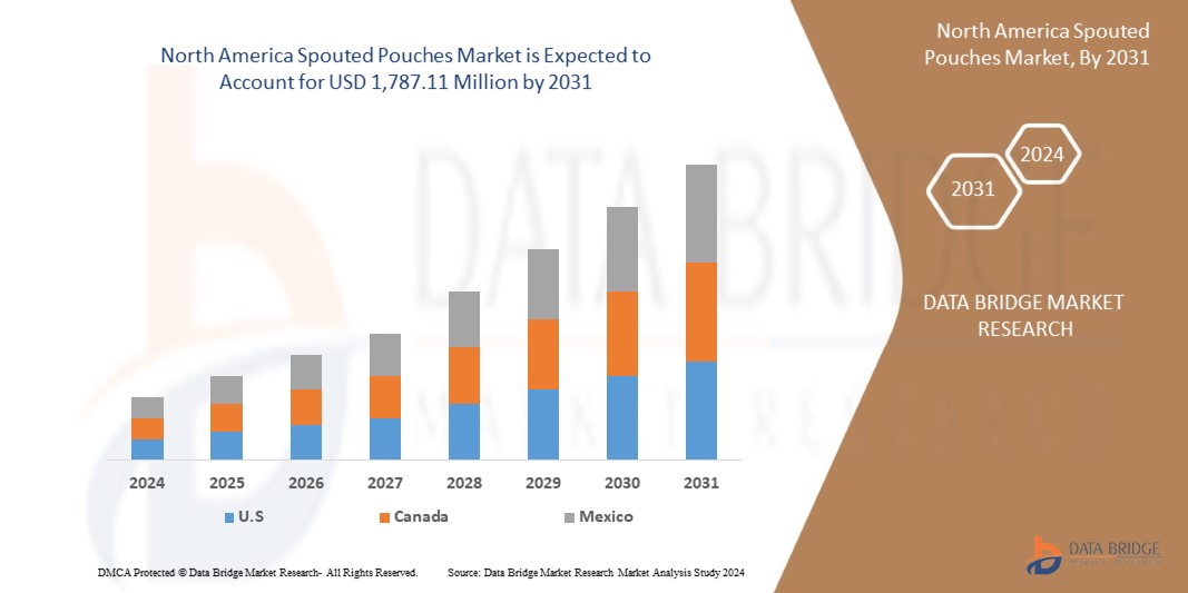 North America Spouted Pouches Market