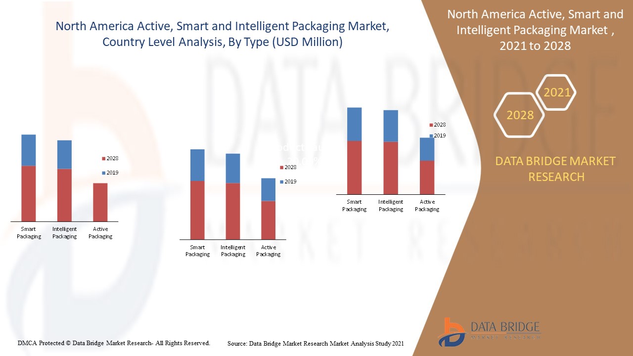 North America Active, Smart and Intelligent Packaging Market