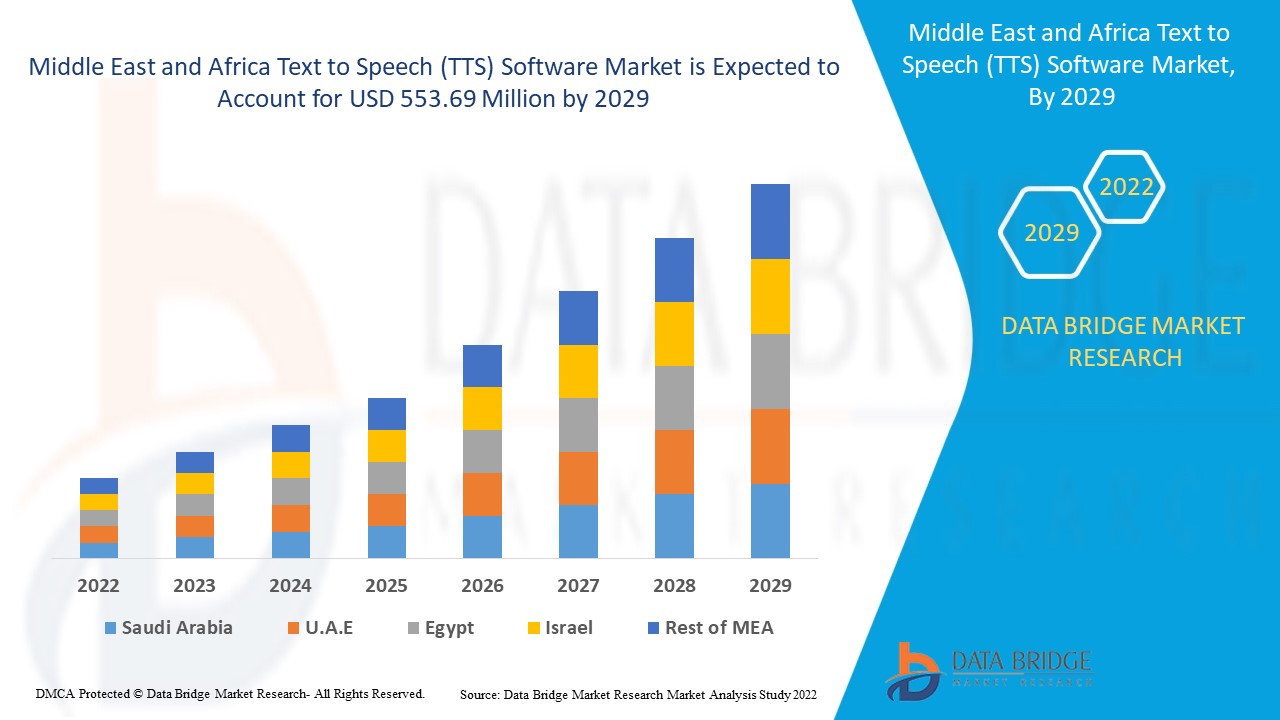 Middle East and Africa Text to Speech (TTS) Software Market 