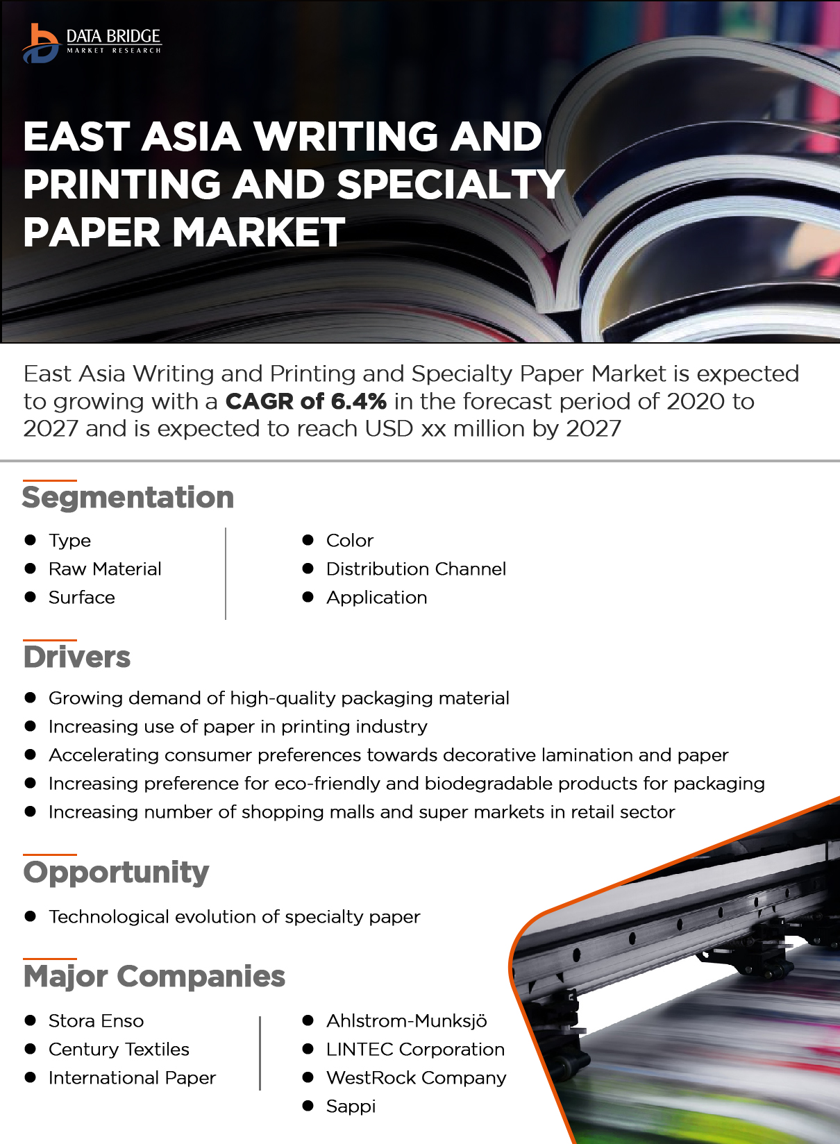 Middle East and Africa Writing and Printing and Specialty Paper Market