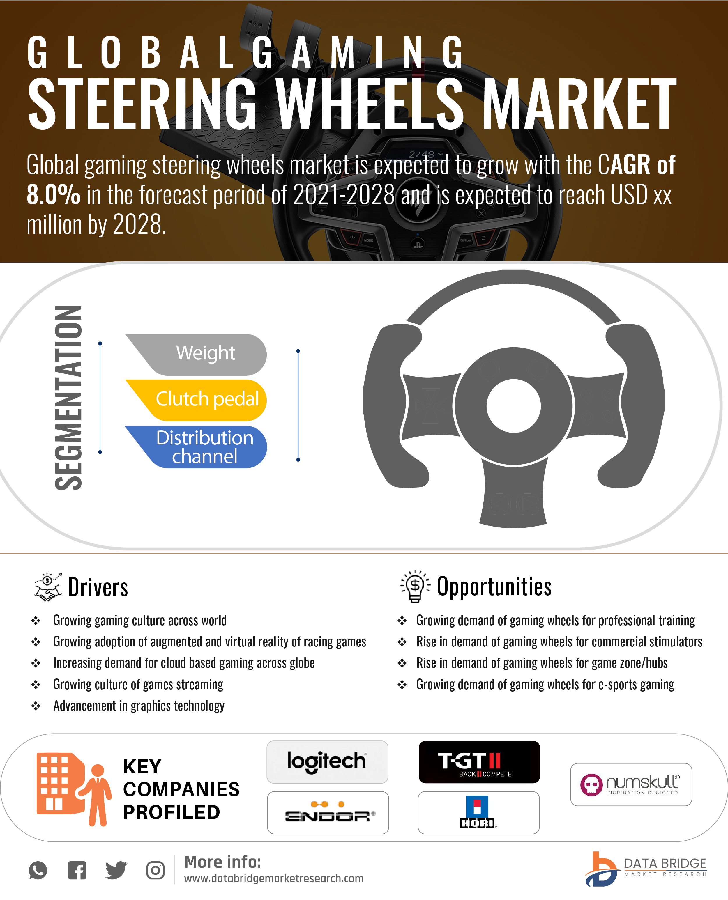 Gaming Steering Wheels Market