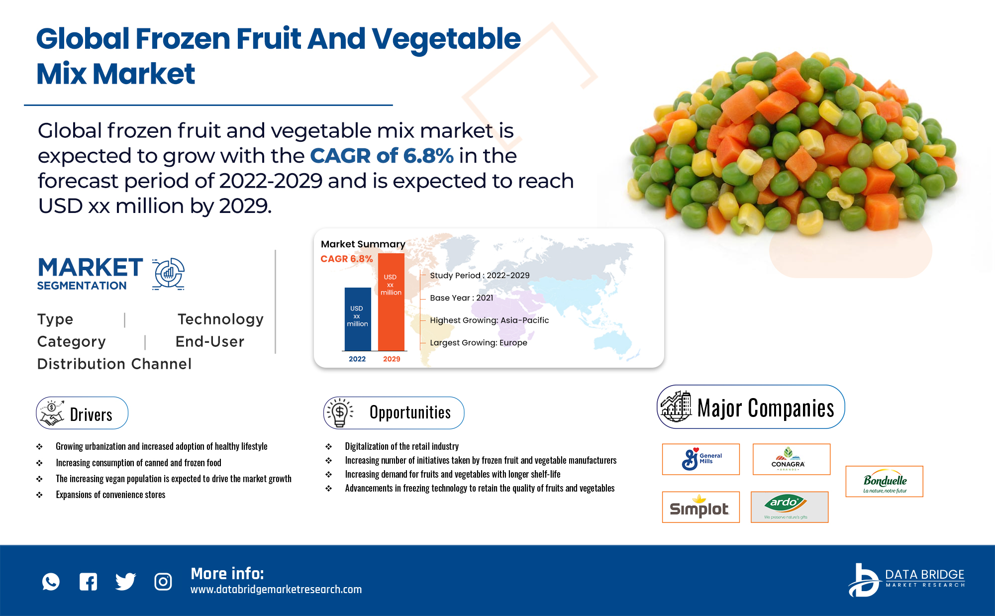 Frozen Fruit and Vegetables Mix Market