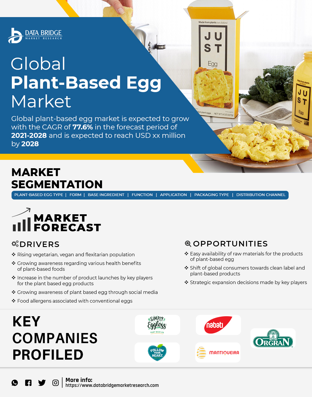 PlantBased Egg Market Growth Drivers, Analysis, & Forecast Opportunities