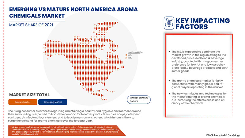 North America Aroma Chemicals Market
