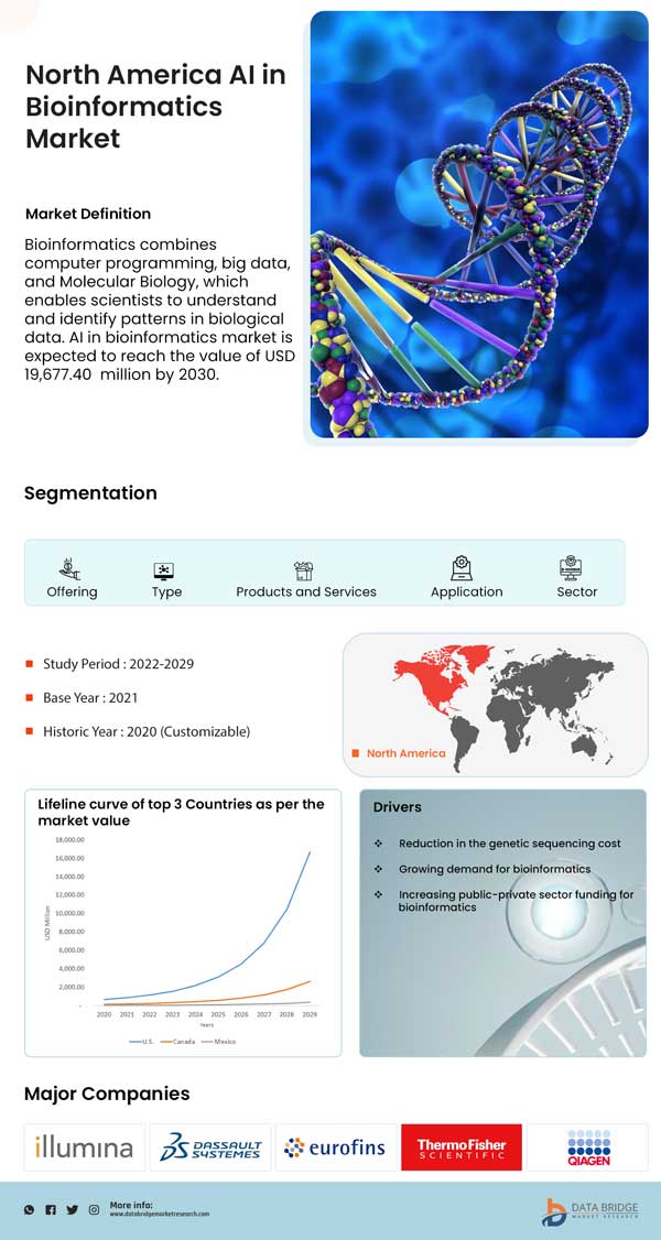 North America AI Bioinformatics Market