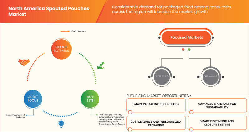 North America Spouted Pouches Market